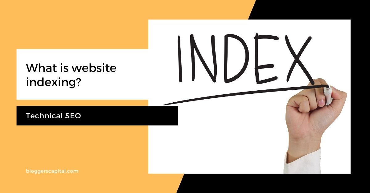 website indexing process